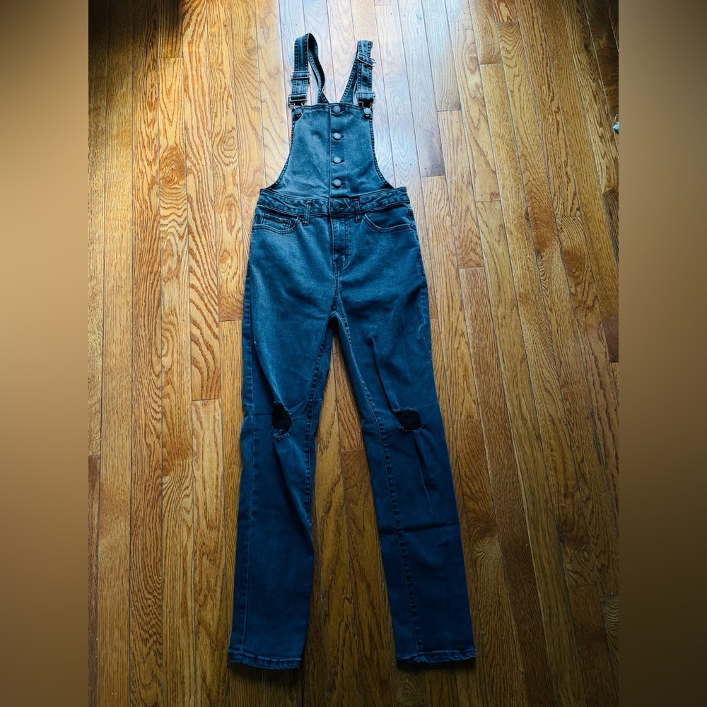 Women’s SO Vintage Stretch Mom Overalls Size XS